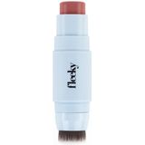 Fleeky - Blush Stick - Pruim - 2-in-1 Tool - Romige Textuur
