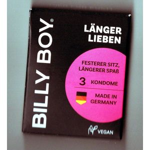 Billy condooms - 3 stuks - langer genieten / uitstel