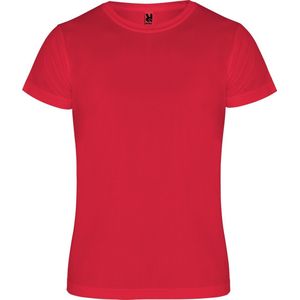 Rood kinder unisex sportshirt korte mouwen Camimera merk Roly 16 jaar 164-176