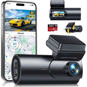 ApexArte® Dual Dashcam - Dashcam voor Auto - Dashcams - Zwart