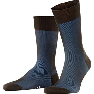 FALKE Fine Shadow Business & Casual katoen sokken heren bruin - Maat 39-40