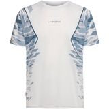 La Sportiva - Pacer - Hardloopshirt - Grijs/Wit - 100% Polyester