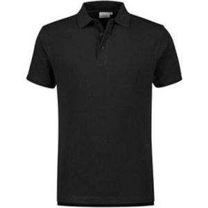 Santino Ricardo Polo-shirt korte mouwen - XXL - Zwart - Geen bedrukking