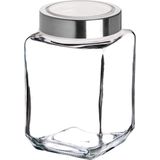 KADAX - Voorraadpot - Transparant - Glazen Container met Kunststof Deksel - 700 ml