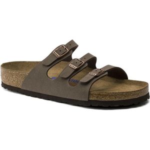 Birkenstock - Florida Soft Footbed - Slippers - Bruin - Dames