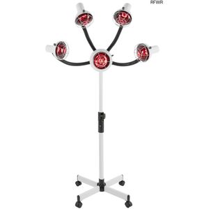 RFWR® Droogkap voor kappers met infrarood lampen - In hoogte verstelbare haarwarmer 750W