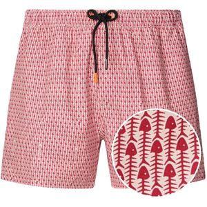 Save The Duck heren zwemshort ademir fishbones rood