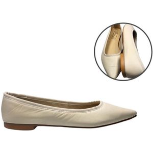 Stravers – Ballerina Spits Room Wit Maat 43 Dames Grote Maten Ballerina's