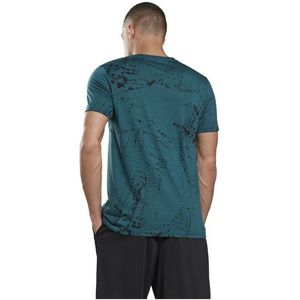 Sport T-shirt Korte Mouwen Reebok Workout Ready Donker grijs