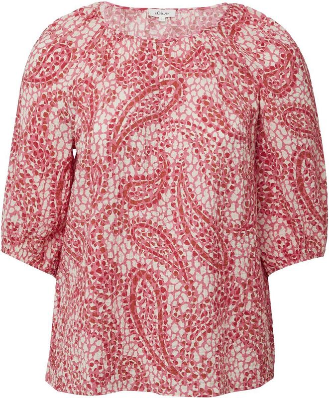 s.Oliver - Blouse - Viscosemix - Relaxed-fit - All-over print