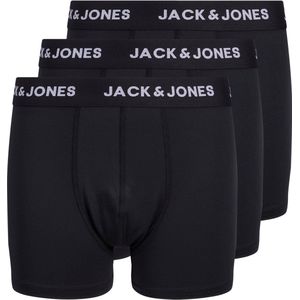 Jack & Jones Junior Boxershorts Jongens Microfiber JACBASE 3-Pack Zwart - Maat 140