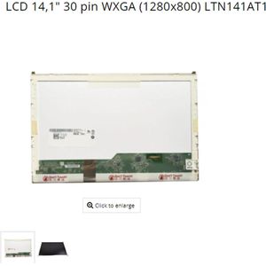 Laptop LCD Scherm - LCD 14,1"" 30 pin WXGA (1280x800) LTN141AT16 - Origineel - laptop beeldscherm vervangen - Pros Only!
