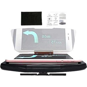 HUD Hoofddisplay Mobiele Houder - Smartphone-display-projectorhouder - Herbruikbare Auto GPS Mobiele Head-up Display Houder - Beschikbaar .