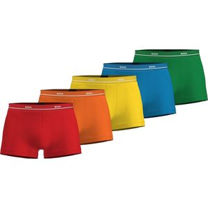 HUGO BOSS Essential trunks (5-pack) - heren boxers kort - multicolor - Maat: S