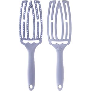 Haarborstel - Antiklit - Haarborstel - Detangle Brush - Kappers Borstel - Ontwarrend Haar - Haar Borstel - Paars