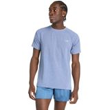 New Balance Mt41080 T-shirt Met Korte Mouwen Blauw S Man