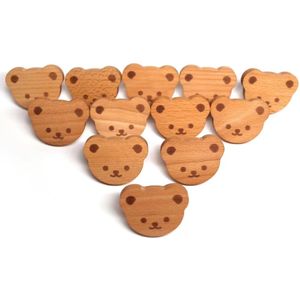 By Shayne ® Charmante Handgrepen voor Boho-meubels in Natuurlijke Houten Stijl, Set van 12 Stuks