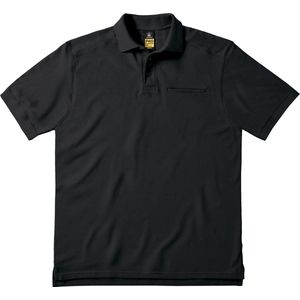 Skill Pro Workwear Pocket Polo Men B&C Collectie maat L Zwart