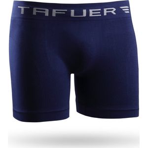 TAFUER - Naadloze Heren Ondergoed - Onderbroeken Heren - Boxershort - Marineblauw - Maat - M/L - 1 Stuk