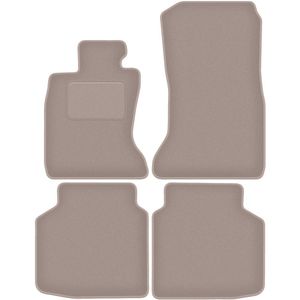 Beige velours vloermatten voor: BMW 7 F02 xDrive (2008-2015)