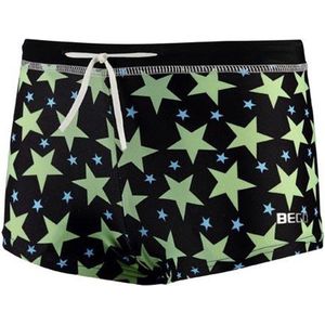 Beco Zwemboxer Jongens Polyamide Zwart/groen Mt 104