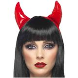 Dressing Up & Costumes | Costumes - Halloween - Pvc Devil Horns Red