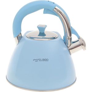 Fluitketel Theeketel 2.0 liter waterkoker hemelsblauw voor inductie en gasfornuis