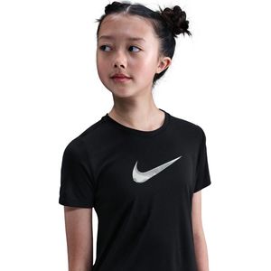 Nike One Classic Dri-FIT Sportshirt - Zwart - Maat S (128/137) - Kids