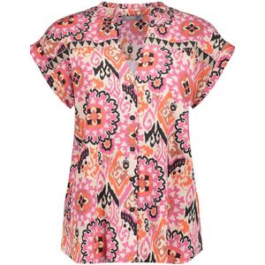Geisha T-shirt Top 43232 20 000451 - Raspberry/coral Dames Maat - XL