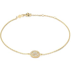 Isabel Bernard - Le Marais Anne - Gouden Armband - 14 Karaat - Met Zirkonia Stenen