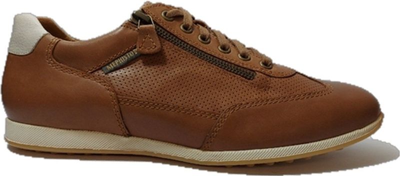 Mephisto - Leon - Sneakers - Cognac - Gladleer - Uitneembaar Voetbed