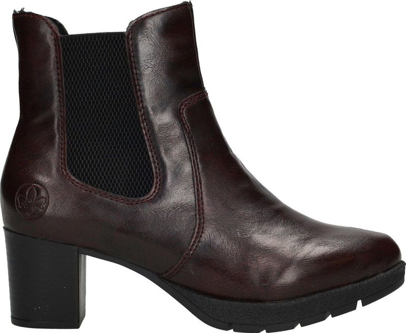 Rieker Enkellaarsjes Hak Enkellaarsjes Hak - Bordeaux - Maat 36