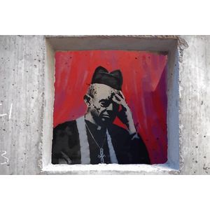 BANKSY Concrete Professional Canvas Print