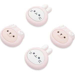 Allecto Plus - Duimgrip Caps voor gamecontrollers - Roze - Poesje en puppy.