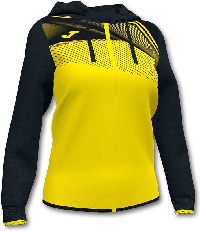 Joma - Supernova II - Sweatshirt - Geel/Zwart - 100% Polyester