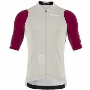 Bioracer Icon Korte Mouw Wielertrui Grijs L Man