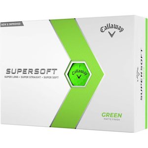 Callaway SuperSoft 2023 Golfballen - Groen - 12 stuks