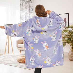 Oversized Deken Hoodie Fleece Fluffy Snuggle Hoodies