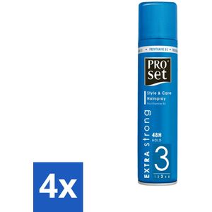 Proset Haarspray Extra Sterk 300 ml - Voordeelverpakking - 4 stuks