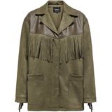 Only - Onlfrange Life - Jas - CUB - Imitatieleer met Franjes