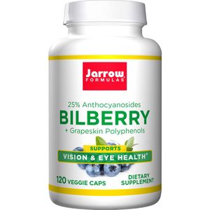 Bilberry + Grapeskin Polyphenols 280 mg (120 Vegetarian Capsules) - Jarrow Formulas