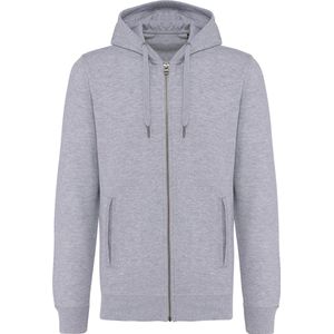 Kariban Ecologische uniseks sweater met capuchon en rits K4008 - Oxford Grey - 3XL