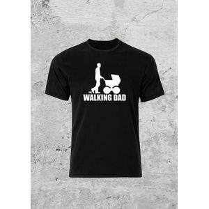 The walking dad t shirt- vader dag- cadeau - dad - fun shirt- Maat s