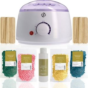 Equivera Wax Apparaat - Ontharingsapparaat - Geschikt voor Ontharen van het hele Lichaam - Wax Set - Wax Bonen - Waxen