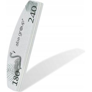 Aba Group Nagelpolijster 180/240 Halve Maan Grijs Mini Sweet