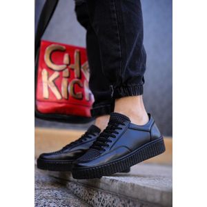 Chekich Heren Sneaker - helemaal zwart - schoenen - CH017 - maat 41