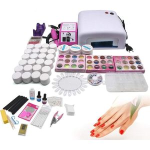 Complete Manicure Set met UV-LED Lamp en Kleurgels voor Beginners