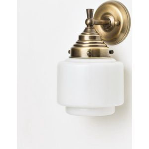 Art Deco Trade - Wandlamp Getrapte Cilinder Small Royal Brons