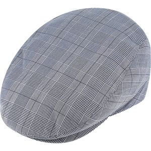 Mooie Flatcap Katoen Ruitpatroon Fiebig mt 57