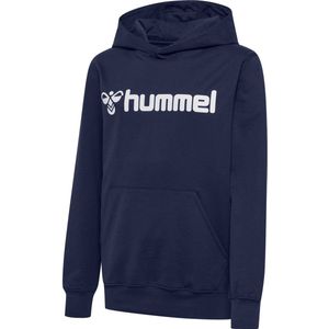 hmlGO - 2.0 Logo Hoodie - Kinderen - Zwart - Biologisch Katoen - Recycled Polyester